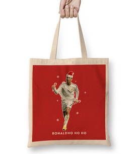 Ronaldhohoho Football Christmas Bez Çanta Uzun Saplı