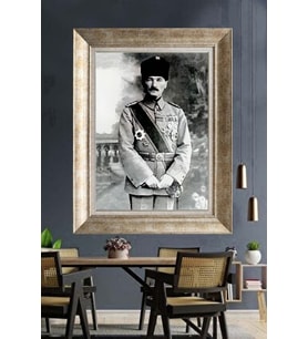 Gümüş Çerçeveli Atatürk Tablo za200