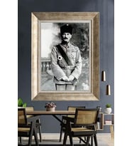 Gümüş Çerçeveli Atatürk Tablo za200