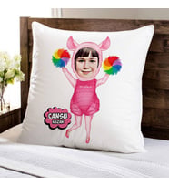 Kişiye Özel Show Girls Karikatürlü Yastık