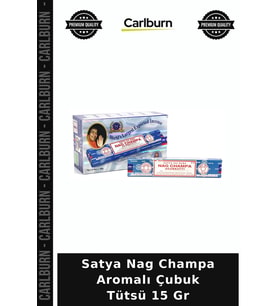 Özel Üretim Meditasyon Rahatlatıcı Ev Kokusu Satya Nag Champa Aromalı Çubuk Tütsü 15 Gr