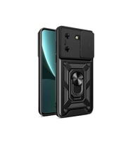Tecno Pova 5 Uyumlu Kılıf Magnetik Standlı Kamera Korumalı Zore Sürgülü Vega Kapak