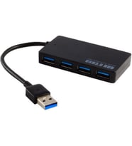 TAPLIN 4 Port USB 3.0 2.0 Hub Çoklayıcı Çoğaltıcı Switch (Siyah)