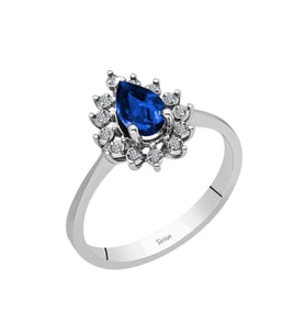 Sirius  Pırlanta ve Safir Taşlı Chiara Yüzük 0741R0054