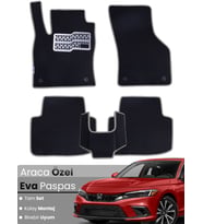 Honda Civic FE (2022-2025) Uyumlu EVA Paspas Tam Set – Birebir Uyum,Araca Özel Tasarım,Kolay Montaj