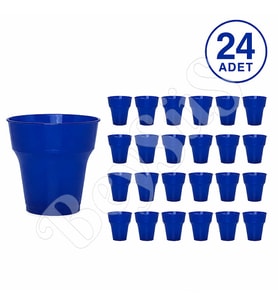 Parti Plastik Bardak 24lü Lacivert