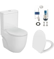 Norm 501 Duvara Sıfır Klozet + Norm Yavaş Kapak + VitrA İç Takım Set