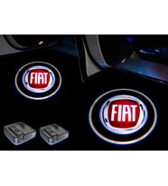 Fiat Araçlar İçin Pilli Yapıştırmalı Kapı Altı Led Hayalet Logo