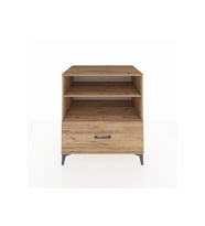 Kronos Şifonyer 2 Raflı Tek Çekmeceli 88x59x96 Çam-Çam