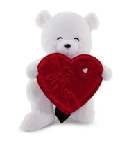 Nessiworld Fluffy Kalp Kutu Flamalı Serenat Ayı 45 cm