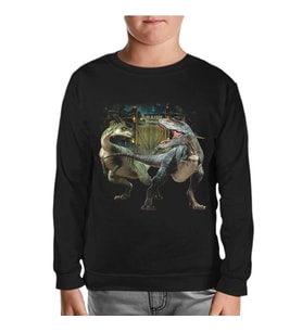 Jurassic World II Siyah Çocuk Sweatshirt