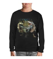 Jurassic World II Siyah Çocuk Sweatshirt