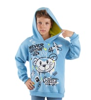 Cool Bear Erkek Çocuk Sweatshirt (Mavi)