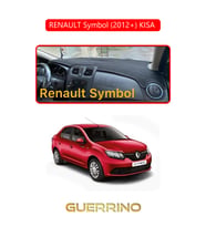RENAULT Symbol (2012+) KISA TORPİDO KORUMA HALISI KIRMIZI KENAR