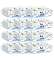 Pure Baby Organic Yenidoğan Islak Havlu 12x70 (840 Yaprak)