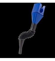 Huni Plastik Katlanabilir Geniş Ağız Araba ve Motorsikletler için Kolay Temizlenen Motor Yağ Hunisi (Çok Renkli-Sıyah)