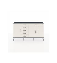 Arges Konsol 3 Raflı 6 Çekmeceli 3 Kapaklı 176x30x99 Antrasit-Aytaşı