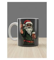 "Noel Baba""Yılbaşı Temalı" Merry Cristhmas İçk* Yeni Yıl Tasarımlı Hediyelik Porselen Kupa Bardak (Beyaz)
