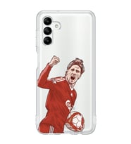 Samsung Galaxy A04S Uyumlu Fernando Torres Desenli Şeffaf Telefon Kılıfı