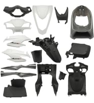 Kaporta Seti 16 Parça Eski Model [A Kalite] Beyaz - Honda Activa S 125
