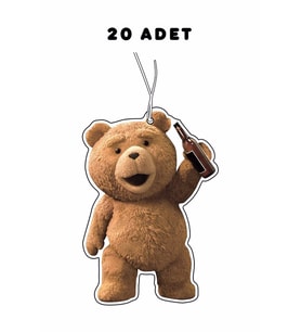 20 Adet Ayı Ted Tasarımlı Premium Oto Araç Kokusu Ve Aksesuarı
