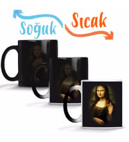 Mona Lisa Obscena Sihirli Kupa Bardak Porselen
