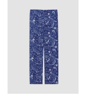 LCW DREAM Lacivert Beli Lastikli Desenli Kadın Pijama Alt