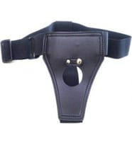 Playboy Siyah Deri Lastikli Protez Fantezi Kemeri / Playboy Black Elastic Prosthetic Fantasy Belt