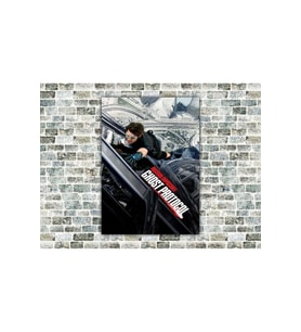 Ghost Protocol Ahşap Tablo Görevimiz Tehlike Tom Cruise