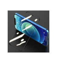 Ally Iphone 12 Pro Max 5d Kavisli Full Tempered Cam Ekran Koruyucu Siyah