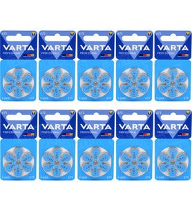 Varta 675 Numara Işitme Cihaz Pili 6X10 (60 Adet) (Siyah)