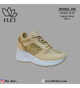 Flet 185 Bej Kadın Spor Sneaker