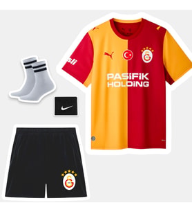 İsimsiz Gâlâtâsârây 26-27 Yeni Sezon Çocuk Futbol Forması - 4'lü Set
