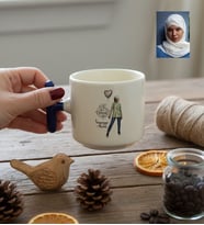 Kişiye Özel Karikatürlü Cute But Capricorn Oğlak Burcu T Kupa Doğum Günü Hediyesi