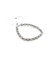 Makrome Model Hakiki Labradorit Taşı Bileklik 5.5 Mm