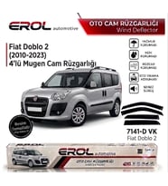 Fiat Doblo 2 (2010-2023) 4'lü Mugen Cam Rüzgarlığı