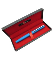 Signator® T520 Mat Mavi Krom Roller Kalem  İsme Özel Kalem  Hediyelik Kalem (Karışık)