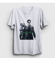 Presmono Unisex Beyaz Neo Film The Matrix T-Shirt 253888tt
