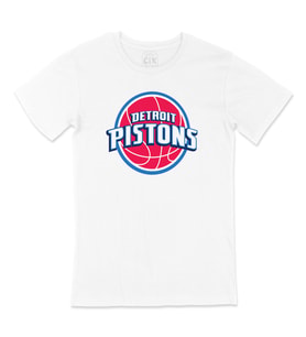 Detroit Pistons Logolu Tişört