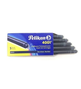 Pelikan 4001 Dolmakalem Mürekkebi 30 ml. MAVİ-SİYAH 