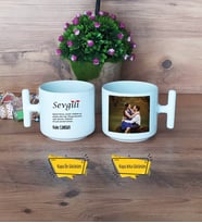 Sevgiliye Hediye Kupa Bardak T Fotoğraflı Sevgililer Günü Hediyesi