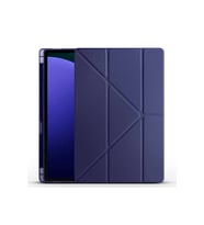 Fuchsia Galaxy Tab S11 Ultra Uyumlu Kalem Bölmeli Tri Folding Kılıf