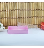 Asetat Kapaklı Karton Kutu 15X12X3 (50 Adet)  Pembe