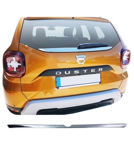 Dacia Duster 2010-2018 Arası Krom Bagaj Camı Alt Çıtası