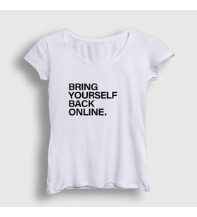 Presmono Kadın Beyaz Online Westworld T-Shirt 224887tt (Beyaz)