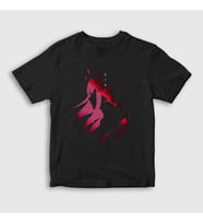 Presmono Unisex Çocuk Siyah Zero Two V3 Darling In The Franxx T-Shirt 483297tt