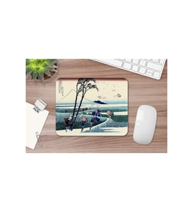 Hokusai Ejiri In The Suruga Province 17 X 21 Cm Mouse Pad
