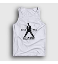 Presmono Unisex Beyaz Sound Vision David Bowie Atlet 302053tt