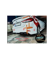 HYUNDAİ ELANTRA ARKA TAMPON EKİ (2010-2013) FİBERGLASS BOYASIZ