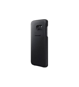 Galaxy S7 ile Uyumlu Deri Kılıf Siyah EF-VG930LBEGWW